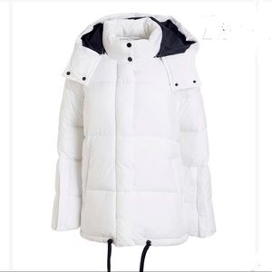 NWT Steve Madden Puffer Coat white size M